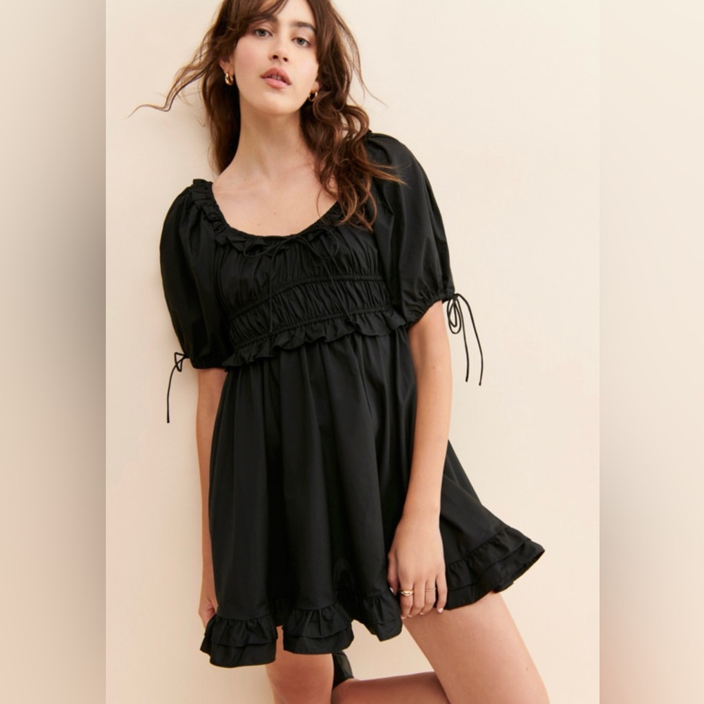 En Saison Danielle Mini Black Dress